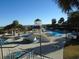 Resort-style pool with a gazebo and ocean view at 601 Retreat Beach Circle # 128, Pawleys Island, SC 29585