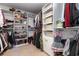 Large walk-in closet with ample shelving and hanging space at 771 Flowering Branch Ave., Little River, SC 29566