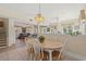 Kitchen with breakfast nook and view of the living room at 8223 Forest Lake Dr., Conway, SC 29526