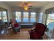 Relaxing sunroom overlooking a pond at 8650 Southbridge Dr. # A, Surfside Beach, SC 29575