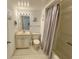 Clean bathroom with tub and shower at 9820 Queensway Blvd. # 206, Myrtle Beach, SC 29572