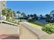 Ground level view of the pool area and ocean at 9820 Queensway Blvd. # 206, Myrtle Beach, SC 29572