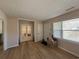 Bright entryway with hardwood floors and french doors at 10 Buckthorn St., Andrews, SC 29510