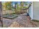 Backyard view showing raised garden beds at 101 Bent Tree Ln., Pawleys Island, SC 29585