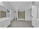 Bathroom with shower, toilet and double vanity at 101 Bent Tree Ln., Pawleys Island, SC 29585