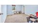 Empty bedroom with light blue walls and carpet at 109 Foxford Dr., Conway, SC 29526