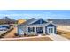 Newly built home with gray and blue siding at 109 Foxford Dr., Conway, SC 29526