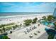 Relaxing pool deck with lounge chairs and ocean view at 1105 S Ocean Blvd. # 516, Myrtle Beach, SC 29577