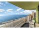 Balcony with stunning ocean and beach view at 1105 S Ocean Blvd. S # 1236, Myrtle Beach, SC 29577