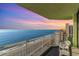 Stunning ocean view from a condo balcony, featuring a sunset at 1105 S Ocean Blvd. S # 1236, Myrtle Beach, SC 29577