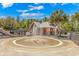 Circular water fountain feature next to the community playground at 113 Barn Owl Ct., Carolina Shores, NC 28467