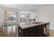 Kitchen island with granite countertop and double sink at 1164 Maxwell Dr., Little River, SC 29566