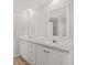 Bathroom features double vanity, framed mirrors, and modern fixtures at 122 Willie Mays Pl., Aynor, SC 29511