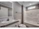 Clean bathroom with shower/tub combo and vanity at 122 Willie Mays Pl., Aynor, SC 29511