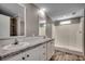 Bathroom with double vanity and large walk-in shower at 122 Willie Mays Pl., Aynor, SC 29511