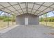 Interior of a carport with metal roof at 122 Willie Mays Pl., Aynor, SC 29511