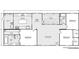 Floor plan of the manufactured home at 122 Willie Mays Pl., Aynor, SC 29511