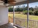 Covered porch overlooks the backyard at 122 Willie Mays Pl., Aynor, SC 29511