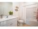 Bathroom with tub, shower, and single vanity at 1349 Palm Springs Paloma Dr, Longs, SC 29568