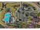 Aerial view of community amenities including pool and playground at 1454 Jardine Loop, Little River, SC 29566