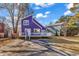 Purple house with deck and fenced yard at 1553 Landing Rd., Myrtle Beach, SC 29577