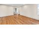 Bright living room with hardwood floors and access to kitchen at 1553 Landing Rd., Myrtle Beach, SC 29577