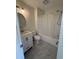 Clean bathroom with a bathtub, shower, and updated vanity at 1674 Citadel Ln., Myrtle Beach, SC 29577