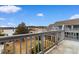 Balcony view of backyard and houses at 1851 Colony Dr. # 5E, Surfside Beach, SC 29575