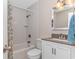 Bathroom with a tub, toilet and vanity at 19 Springfield Rd., Pawleys Island, SC 29585