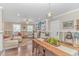 Bright and airy living room with dining area and hardwood floors at 19 Springfield Rd., Pawleys Island, SC 29585