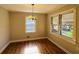 Dining room with hardwood floors and large windows at 1916 Calhoun St., Georgetown, SC 29440