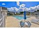 Inviting community pool with plenty of lounge chairs at 213 Wando River Rd. # 11-G, Myrtle Beach, SC 29579