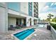 Relaxing hot tub with lounge chairs nearby at 2401 S Ocean Blvd. # 363, Myrtle Beach, SC 29577