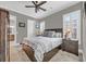 Comfortable bedroom with a king-size bed and plenty of natural light at 2560 Ellerbe Circle, Myrtle Beach, SC 29588