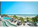 Aerial view of the resort, pool, and beach at 3000 N Ocean Blvd. # 333, Myrtle Beach, SC 29577