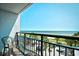 Balcony with stunning ocean and pool views at 3000 N Ocean Blvd. # 333, Myrtle Beach, SC 29577