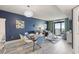 Coastal-themed dining area with glass table and ocean views at 3000 Ocean Blvd. N # 1905, Myrtle Beach, SC 29577