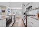 Modern kitchen featuring granite countertops and stainless steel appliances at 304 Spartina Ct., North Myrtle Beach, SC 29582