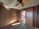 Simple bedroom with wood floors and ceiling fan at 3757 Methodist Rehobeth Rd., Galivants Ferry, SC 29544