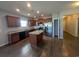 Modern kitchen with granite countertops and wood cabinets at 4085 Alvina Way, Myrtle Beach, SC 29579