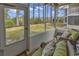 Relaxing screened porch overlooking backyard at 4490 Little River Inn Ln. # 2203, Little River, SC 29566