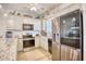 Modern kitchen with stainless steel appliances at 4886 Luster Leaf Circle # 404, Myrtle Beach, SC 29577