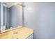 Small bathroom with single vanity and mirror at 500 Fairway Village Dr. # 7-F, Myrtle Beach, SC 29588