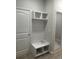 Simple mudroom with built-in bench and cabinets at 5439 Shelly Lynn Dr., Myrtle Beach, SC 29579