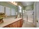 Guest bathroom with a vanity and shower at 58 Long Creek Dr., Murrells Inlet, SC 29576