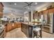 Spacious kitchen featuring granite countertops, stainless steel appliances, and an island at 58 Long Creek Dr., Murrells Inlet, SC 29576