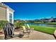 Outdoor patio with seating area and grill at 58 Long Creek Dr., Murrells Inlet, SC 29576