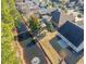 Aerial view showcasing the home's backyard oasis, water feature, and desirable location at 5808 Bridlewood Rd., North Myrtle Beach, SC 29582