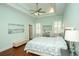 Main bedroom with hardwood floors and light walls at 5808 Bridlewood Rd., North Myrtle Beach, SC 29582