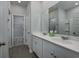 Double vanity bathroom with modern finishes at 592 Sea Sparrow St., Myrtle Beach, SC 29588